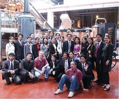 Cambodian Delegation at the Poli Distillery